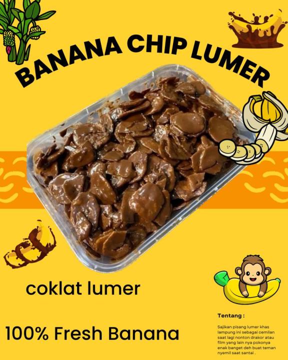 Camilan Keripik Pisang Coklat Lumer Coklat 500 Ml Lazada Indonesia