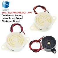 【YF】۩❈۞  95DB Alarm High-decibel 3-24V 12V Buzzer Beep Intermittent Continuous for Car Van SFM-27