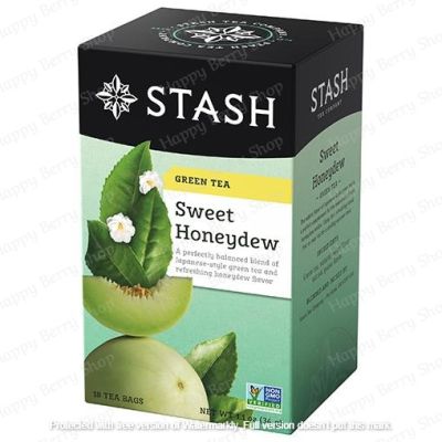 ชาเขียวรสฮันนี่ดิว STASH Green Tea Sweet Honeydew 18 tea bags ชารสแปลกใหม่ทั้งชาดำ ชาเขียว ชาผลไม้ และชาสมุนไพร นำเข้าจากต่างประเทศ✈พร้อมส่ง