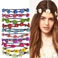 【YF】 Dreamlikelin Bohemian Sunflowers Daisy Flowers Headband Ladies Hairband Hair Ornaments Floral Summer Sea Beach Accessories