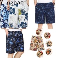 COD DSFGRDGHHHHH Yingbao 50-100kg Shorts Men Casual Home Cheap Big Size Plus Size Sport Gym Male Printed Short Pants Summer Beach Elastic Waist Loose Quick-drying Shorts 2020