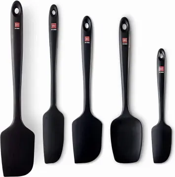 di Oro Chef Series 3-Piece Silicone Turner Spatula Set - 600F Heat-Resistant