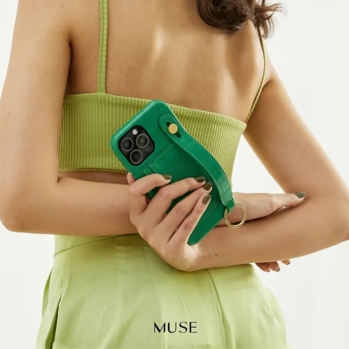 ใส่โค้ด-8muse65-ลดเพิ่ม-65-muse-hand-strap-card-holder-phone-case-colorful-tone-12-12pro-12pro-max