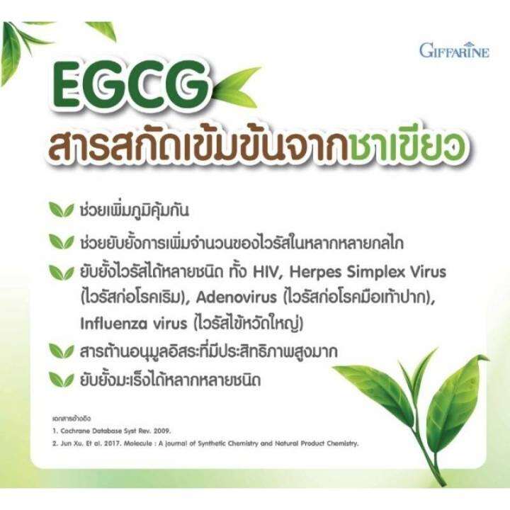 กิฟฟารีน-ชาเขียวลดไขมัน-ชาเขียวลดหุ่น-ชาเขียวสุขภาพ-ชาเขียวสกัด-egcg-ชนิดแคปซูล