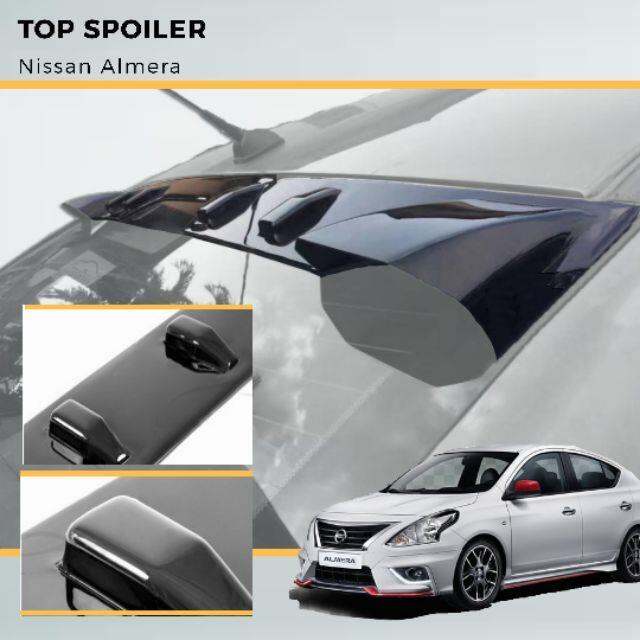 NEW Nissan Almera N17 Rear Roof Window Visor Spoiler Rear Sun Roof