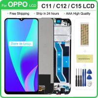 Original For Oppo Realme C11 RMX2185/C12 RMX2189 LCD Display Touch Screen DigitizerFor Realme C15 RMX2180 Display with Frame