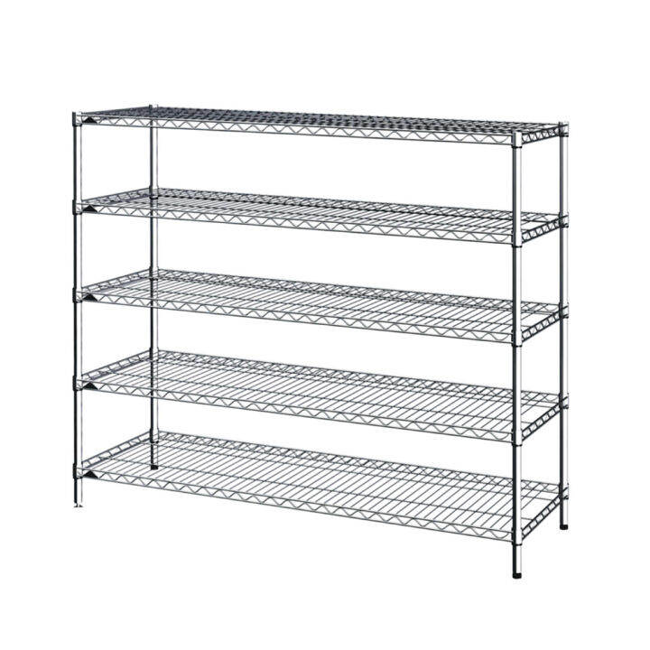 Heavy duty height adjustable NSF steel wire shelving unit for kitchen