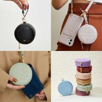 ร้อน, ร้อน★(ใส่โค้ด 8MUSE65 ลดเพิ่ม 65.-) MUSE Round Coin Pouch กระเป๋าใส่เหรีญทรงกลม