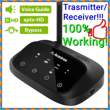 Avantree oasis plus certified aptx hd bluetooth best sale 5.0 transmitter