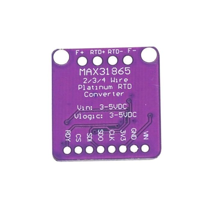 โมดูลเครื่องตรวจจับอุณหภูมิความต้านทานที่แพลตตินั่ม-max31865-gy-max31865บอร์ดเครื่องแปลงไฟล์ดิจิตอล-rtd-อิเล็กทรอนิกส์-pt100-pt1000-diy