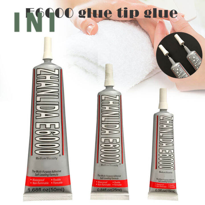 INI E6000 Multi Purpose Midium Viscosity Adhesive Glue To Wood Metal