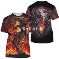 Summer Man Sport 3D T shirt Unisex Harajuku Evil Light Fire Dragon Print T shirts Mens Fashion Casual Short Sleeve Tee Tops-7