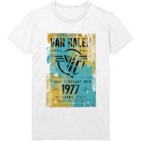 Hot sale Van HALEN Band T-Shirt Pasadena 77 Official Merchandise T-Shirt - Adult T-Shirt - Mens T-Shirt  Adult clothes