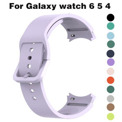 ไม่มีช่องว่างสายซิลิโคนสำหรับนาฬิกา Samsung Galaxy 6คลาสสิก47มม. 43มม. 4หัวเข็มขัด42 46มม. แบบคลาสสิกสำหรับ Galaxy Watch 6 4 5 40 44มม. นาฬิกา5 Pro 45มม.