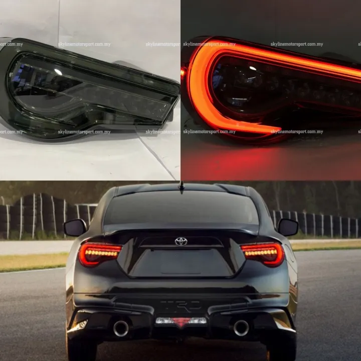 Toyota 86 GT86 Subaru BRZ LED Tail Lamp Light Bar Smoke 20122019 Lazada