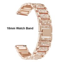 Metal Watch Band for Fossil Womens Gen 5E 42mm / Womens Gen 6 Gen4 Sport Bracelet Bling Quick Release 18mm Wristband Strap