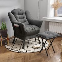 [COD] Lazy single net red chair bedroom balcony reclining leisure dormitory computer home backrest recliner