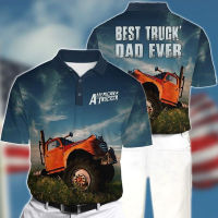 One Nation Under God 4th Of July Farmer Gift Polo Shirt American Trucker All Over Print Men/ Women Polo Shirt XS-4XL