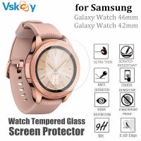 VSKEY 10PCS Smart Watch Screen Protector for Samsung Galaxy Watch 42mm 46mm SM-R800 R810 Round Tempered Glass Protective Film Screen Protectors