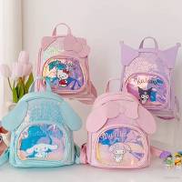 Sanrio Kuromi Cinnamon HelloKitty Backpack for kids Student Handbag shoulder bag Large Capacity Multipurpose Bags