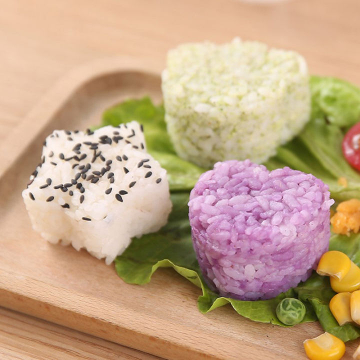jiang-แม่พิมพ์ทำซูชิแบบทำมือโอนิกิริลูกบอลข้าวอาหารเครื่องทำซูชิทรงสามเหลี่ยมอุปกรณ์ทำซูชิเบนโตะญี่ปุ่น