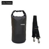 UICE Black Surf กระเป๋ากันน้ำ PVC Beach Surfing Rafting ว่ายน้ำกระเป๋ากีฬากลางแจ้ง