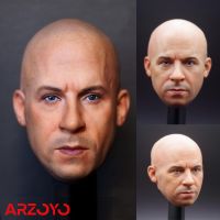 hot！【DT】☢✔  1/6 Scale Bald Van Sculpt Carving 12 Male Figure Dolls