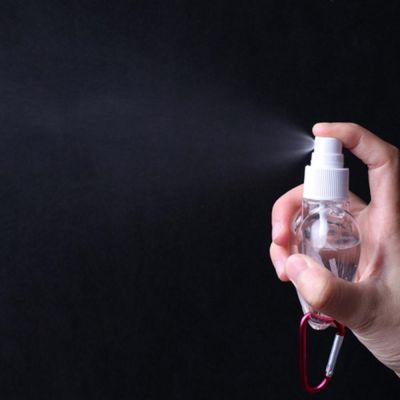 Keychain Spray Bottle Refillable Outdoor Cosmetics