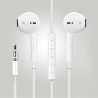 แจ็ค3.5มม.EarPods เฮดโฟนแบบเสียบหูหูฟังแบบมีสายชุดหูฟังเสียงเบสสเตอริโอพร้อมไมโครโฟนแฮนด์ฟรี Fone Audifonos ใช้ร่วมกับ Apple 7/8/X/11/12/13 Pro Max และ iPad