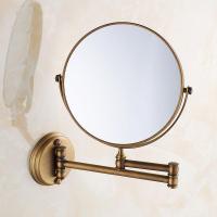 Make up mirror copper cosmetic mirror wall mounted, Antique bathroombedroom double-sided mirror beauty mirror, Free shipping