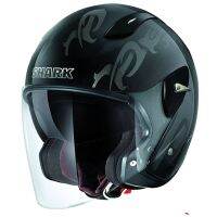 Shark RSJ Mens Size Medium(57/58cm) Black Open Face Street Motorcycle Helmet หมวกกันน็อค SHARK รุ่น RSJ สีดำเงา size M