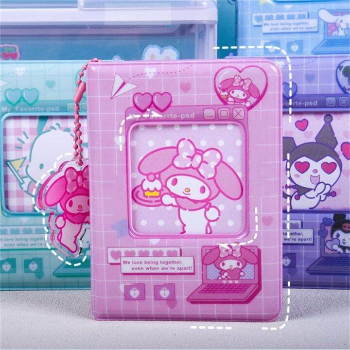 DFGY Cartoon Kawaii Star Chasing My Melody Mini Kuromi Photo Album Card ...