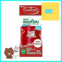 ถุงขยะม้วน CHAMPION มอร์นิ่งเฟรช 18x20 นิ้ว สีแดง 40ใบGARBAGE BAGS CHAMPION 18X20" MORNING FRESH RED 40PCS **ด่วน สินค้าเหลือไม่เยอะ**