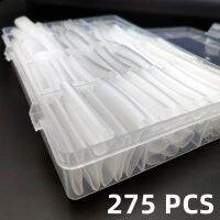 275 PCS 3:1 Shrink Transparent Boxed Heat Shrink Sleeve Tube With Glue Thermoretractile Double Wall Hot Melt Adhesive PE Electrical Circuitry Parts