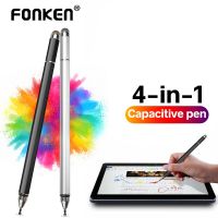 FONKEN Stylus Pen For Xiaomi Redmi Smart Phone Pencil Screen Pen Tablet Touch Pen 4-in-1 Drawing Pen For Ipads Samsung HP Pen Stylus Pens