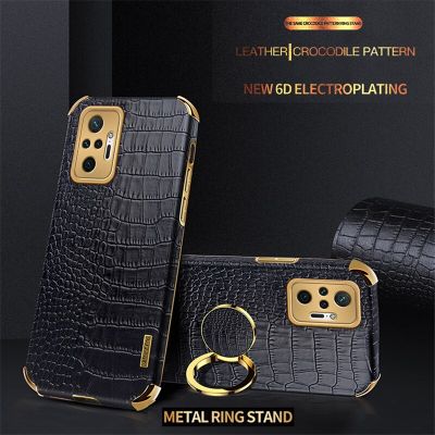 Magnetic Crocodile Leather Case For XIAOMI Mi 11 11T 10 Pro 10T Lite Redmi 10 9A Note 9S 10S 8 9 10 11 Pro Luxury Phone Cover