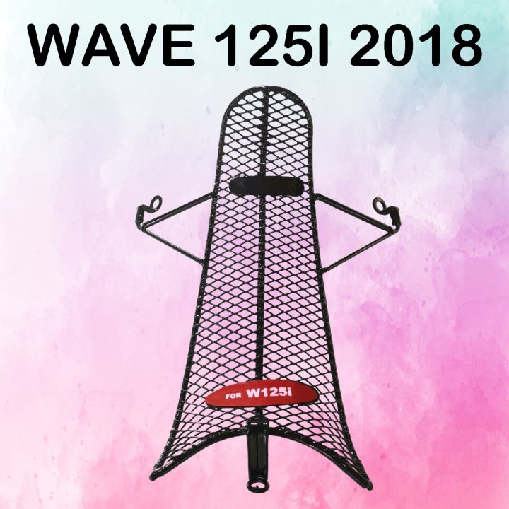 กันรอย-เหล็กกันลาย-เวฟ-wave125i-ลายตะข่ายดำ-กันลาย-wave125i-2018-2021