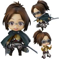 ZZOOI #1123 Hanji Attack on Titan Anime Figure Hange Zoe Shingeki no Kyojin Action Figure #775 Erwin Smith Figure Collectible Doll Toy