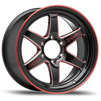 Lenso Wheel ProjectD D-1SR (T) ขอบ 18x9.5"/10.5" 6รู139.7 ET+25/+30 สีBRQDW แม็กเลนโซ่ ล้อแม็ก เลนโซ่ lenso18 แม็กรถยนต์ขอบ18