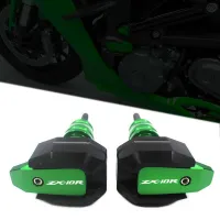 ตัวเลื่อนกรอบป้องกันล้มสำหรับรถจักรยานยนต์สำหรับคาวาซากิ ZX10R ZX-10R ZX 10R 2010-2017ตัวเลื่อนป้องกันแผ่นกันกระแทก