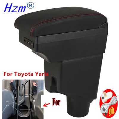 รถยนต์ Toyota Yaris ที่วางแขนรถยนต์ Toyota Yaris รถไฮบริดที่วางแขน2020 2019 2015-2022ส่วนการดัด USB กล่องเก็บของในบ้าน