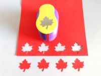 【CC】 Shipping 1 quot; shaped craft punch leaf paper foam scrapbooking leaves hole puncher