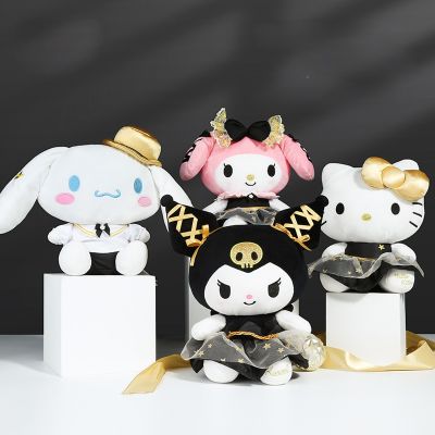 Sanrio Hello Kitty Kuromi Cinnamoroll ของเล่นยัดไส้หมอนอิงนุ่มของขวัญวันเกิดตุ๊กตายัดนุ่นของขวัญวาเลนไทน์