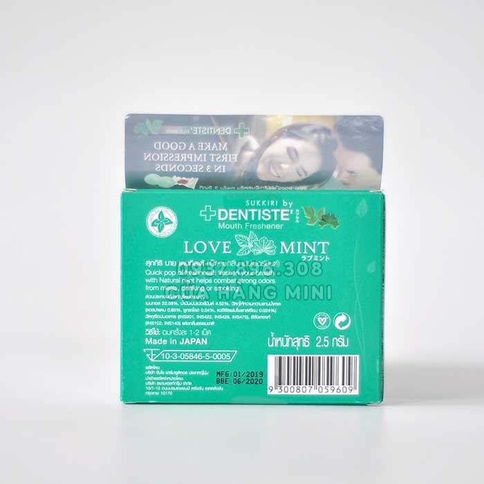 Kẹo Ngậm Bạc Hà Dentiste' Love Mint - Cửa Hàng Mini™