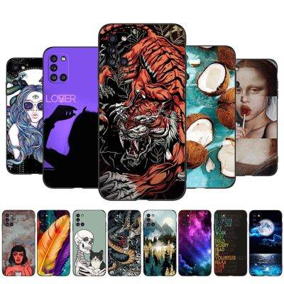 Case For Samsung Galaxy A31 Silicon Phone Cover For Samsung A31 A 31 SM-A315F GalaxyA31 6.4inch Black Tpu dragon tiger girl