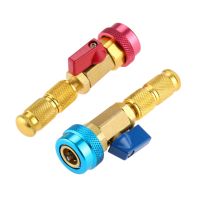 Air Conditioning Valve Core Remover Tools R134a R12 Quick Remover Installer High/Low Pressure Refrigerant Freon Adapter Kits