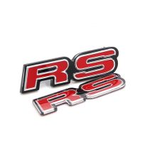 Hot New RS Acrylic Car Emblem For Honda FIT JAZZ GK5 Universal Multi Model