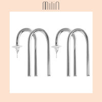 [MILIN] Signature Milin M logo ต่างหูติดหูแต่งห้อยโลโก้ / Tatia Earrings