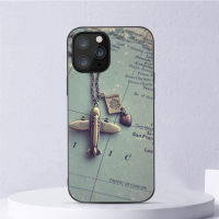 World Map Travel Phone Case For iPhone 11 12 Pro Max Mini Cover for iPhone X XR XS MAX 7 8 6 S Plus 5 SE  Soft TPU Back Capa