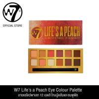 W7 Lifes a Peach The Sweetest Of Peaches Eye Colour Palette - ดับเบิ้ลยูเซเว่นไลฟ์อะพีชเดอะสวีทเทสออฟพีชเชสอายคัลเลอร์พาเลตต์ (เครื่องสำอาง,อายแชโดว์, พาเลท)